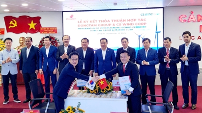 Korean CS Wind invests $200 mln in wind power equipment factory in the Mekong Delta's Long An province