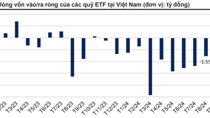 Hiệu suất tăng trưởng khá, các quỹ ETF vẫn bị rút ròng 719 tỷ đồng trong tháng qua 