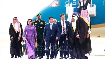 PM arrives in Riyadh, beginning working visit to Saudi Arabia