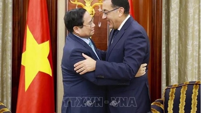 PM Pham Minh Chinh meets with Egyptian Prime Minister in Riyadh