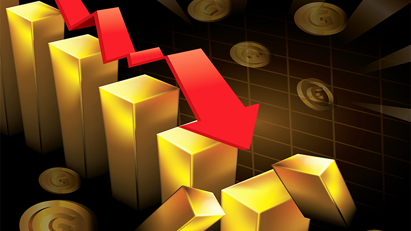 Gold prices keep dropping following global trend