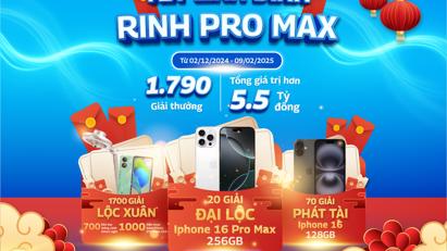 Đón Tết "linh đình" cùng kho quà gần 5,6 tỷ đồng từ VNPT