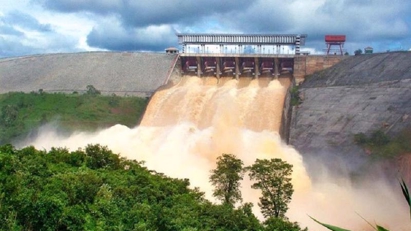 Ialy hydopower plant turbine connected to national grid