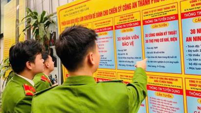 Hàng nghìn cơ hội bet88 kèo làm cho chiến sĩ nghĩa vụ công an xuất ngũ