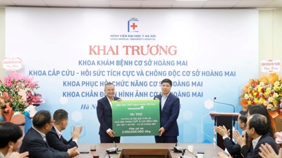 Vietcombank đồng hành cùng Bệnh viện Đại học Y Hà Nội - cơ sở Hoàng Mai với gói tài trợ 2,55 tỷ đồng