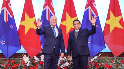 Thủ tướng Phạm Minh Chính hội đàm với Thủ tướng New Zealand