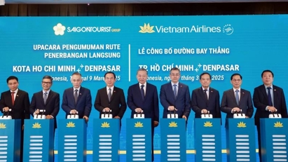 Vietnam Airlines launches HCMC– Bali direct air route