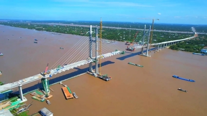 Hợp long cầu Rạch Miễu 2 vào dịp 30/4