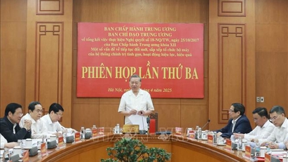 Tổng Bí thư Tô Lâm: Các cơ quan, đơn vị, tổ chức trước, trong và sau sắp xếp phải bảo đảm hoạt động thông suốt