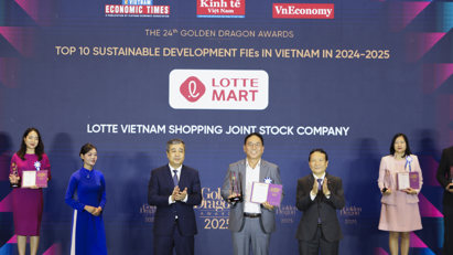 Lotte Mart Vietnam honored at the Golden Dragon Awards 2025