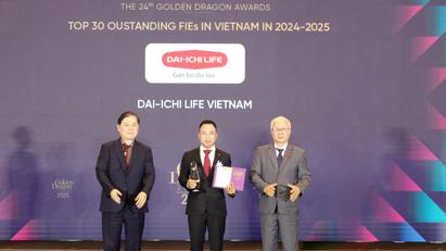Dai-ichi Life Việt đăng nhập bet88 được vinh danh tại “Chương trình Rồng Vàng 2025 - Doanh nghiệp Chuyển đổi số tiêu biểu”