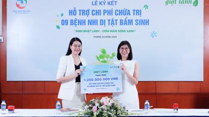 Giọt Lành đồng hành cùng Quỹ Nâng bước tuổi thơ