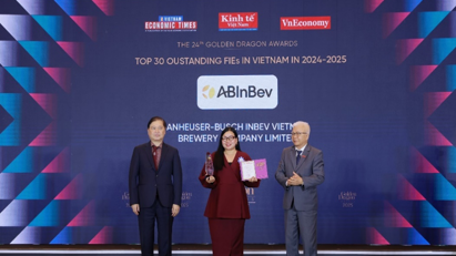 Ab InBev honored at Golden Dragon Awards for 4 consecutive years