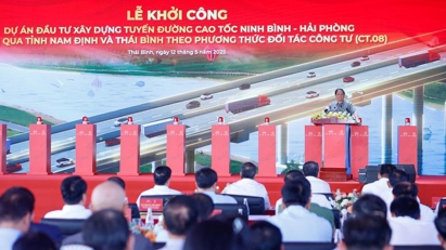 PM attends groundbreaking ceremony of Ninh Binh - Hai Phong expressway