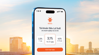 VIB ra mắt tài khoản Siêu lợi suất dành cho doanh nghiệp với lợi suất mỗi ngày đến 4,5%/năm