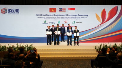 Hợp tác nghiên cứu khả năng xuất khẩu điện sạch từ Việt Nam sang Malaysia và Singapore