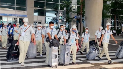 More than 61,600 workers sent abroad under contractual agreements  in five months