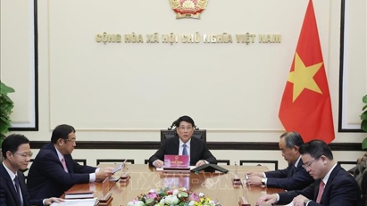 Chủ tịch nước Lương Cường điện đàm với tân Tổng thống Hàn Quốc Lee Jae Myung