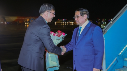 Thủ tướng Phạm Minh Chính về tới Hà Nội, kết thúc tốt đẹp chuyến công tác tại Trung Quốc