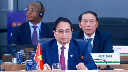 Thủ tướng nêu 3 đề xuất quan trọng tại Phiên thảo luận cấp cao BRICS mở rộng