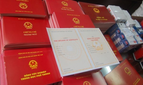 Từ 1/7, cấp xã quản lý việc sử dụng phôi văn bằng, chứng chỉ