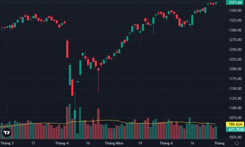 VN-Index vượt 1370 điểm, thị trường vẫn tăng trong nghi ngờ