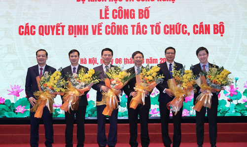 Phân công nhiệm vụ ban lãnh đạo Bộ Khoa học và Công nghệ