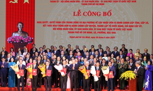 Thành phố Hồ Chí Minh công bố các nhân sự chủ chốt, sẵn sàng vận hành từ ngày 1/7