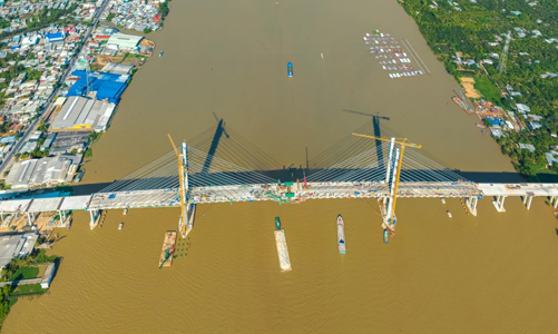 Cầu Rạch Miễu 2 sẽ khánh thành vào ngày 19/8/2025