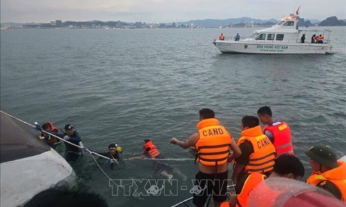 Yêu cầu doanh nghiệp bảo hiểm khẩn trương hỗ trợ thiệt hại vụ lật tàu tại Quảng Ninh