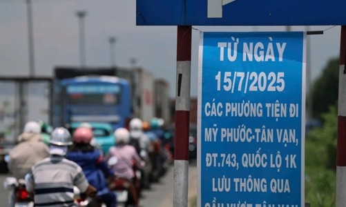 TP.HCM đề ra giải pháp khẩn về tình trạng tắc nghẽn tại giao lộ Tân Vạn sau khi đóng tỉnh lộ 743