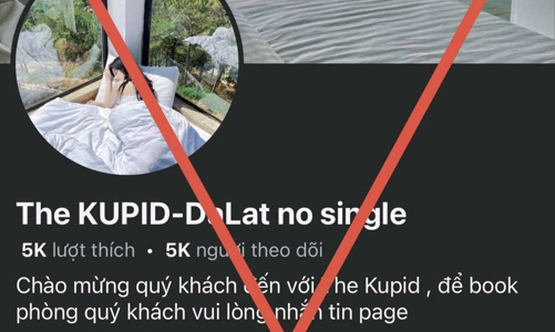 Sử dụng trang Fanpage giả mạo để lừa đảo chiếm đoạt tiền đặt cọc phòng nghỉ của khách du lịch 