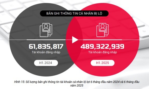 Hơn 8,5 triệu tài khoản bị đánh cắp chỉ trong 6 tháng đầu năm