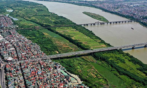 Hà Nội yêu cầu không để trục lợi, đầu cơ đất khi quy hoạch sông Hồng