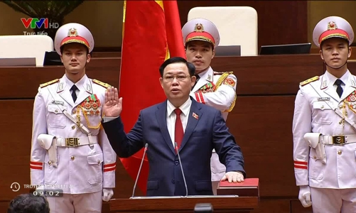 Ông Vương Đình Huệ tuyên thệ nhậm chức Chủ tịch Quốc hội