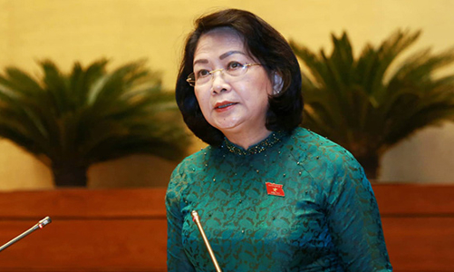 Trình miễn nhiệm Phó chủ tịch nước Đặng Thị Ngọc Thịnh và 5 Ủy viên thường vụ Quốc hội