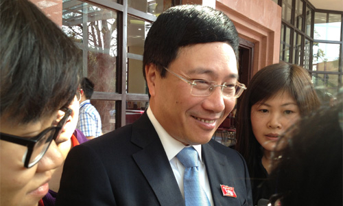 Tân Phó thủ tướng Phạm Bình Minh nói về biển Đông