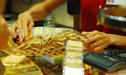 Giao dịch vàng miếng sụt giảm mạnh