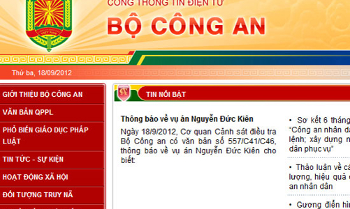 Bộ Công an thông tin thêm về vụ án Nguyễn Đức Kiên