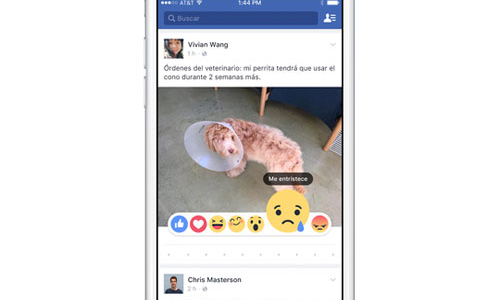Facebook thay “dislike” bằng 6 nút “cảm xúc”