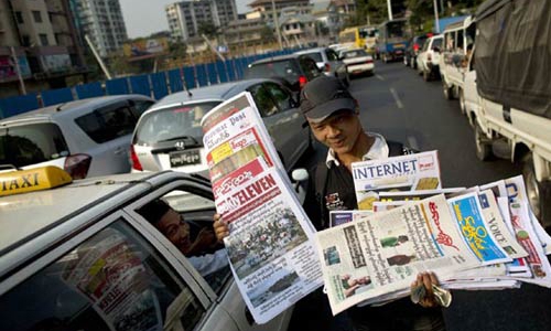 Báo chí tư nhân trở lại Myanmar