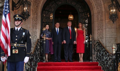 Donald Trump lần đầu gặp Tập Cận Bình