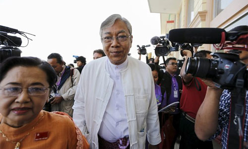 Phụ tá Aung San Suu Kyi thành Tổng thống Myanmar