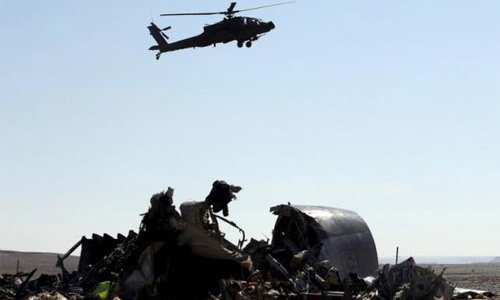 Máy bay Nga rơi ở Ai Cập có thể do đánh bom