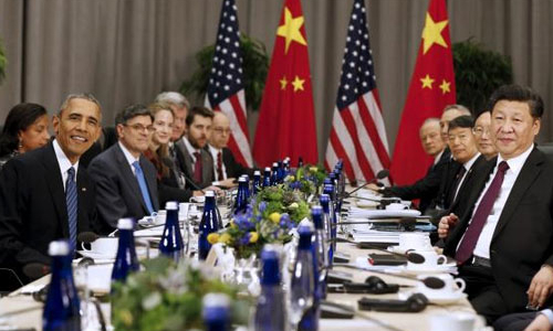 Chủ đề biển Đông trong cuộc gặp lãnh đạo Mỹ - Trung