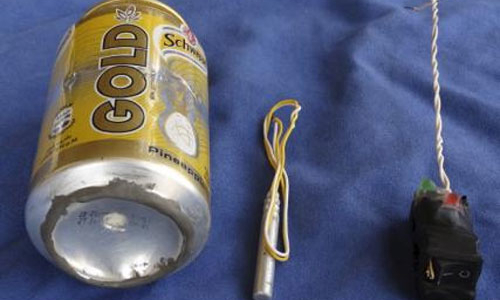 IS công bố ảnh quả bom khiến máy bay Nga phát nổ