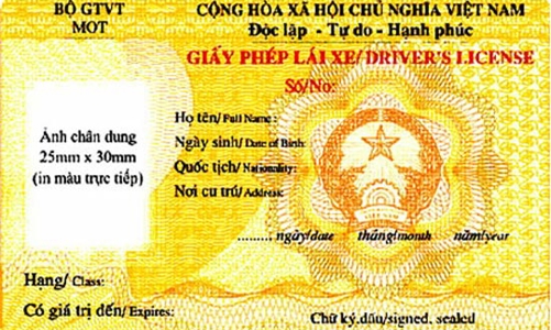 “Chân dung” giấy phép lái xe mới
