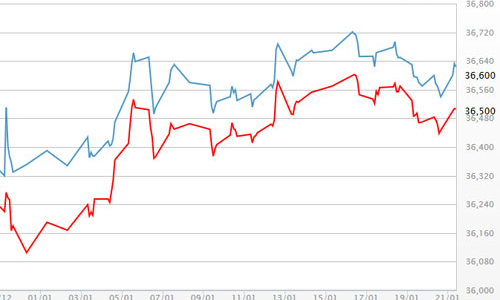 Giá vàng tăng dè dặt, USD giảm sau khi Trump nhậm chức