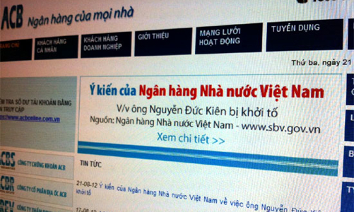 “ACB đã có kế hoạch đối phó rủi ro”