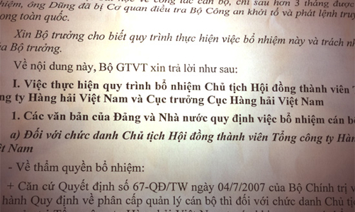Bộ trưởng Thăng “rút kinh nghiệm” việc bổ nhiệm ông Dũng